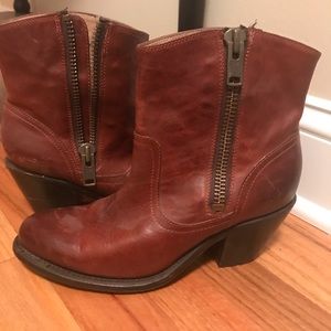 Frye Sz 8.5 Light Brown Ankle Boot
